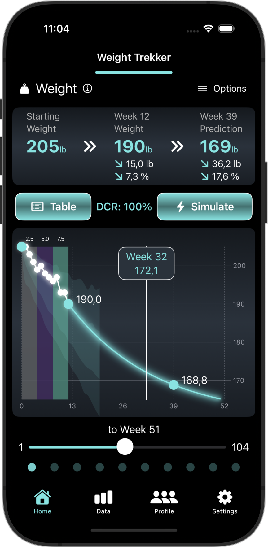 Weight Trekker Screenshot 1